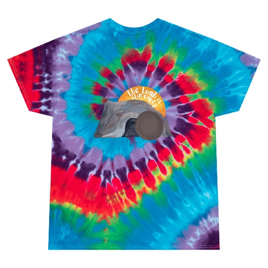 The tomb was empty Christian easter sunset Tie Dye T Shirts