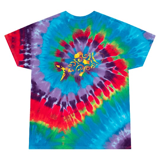 Artsy gold fish Tie Dye T Shirts