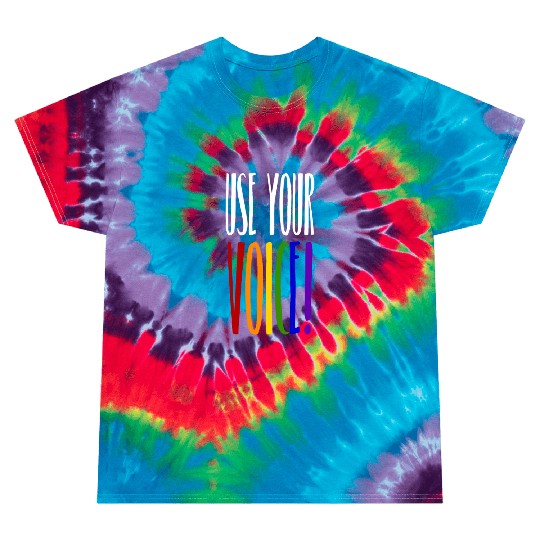Use your voice! LGBTQ Gay Pride CSD Coming Out Tie Dye T Shirts