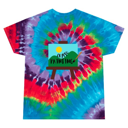 Crypto Painting Tie Dye T Shirts