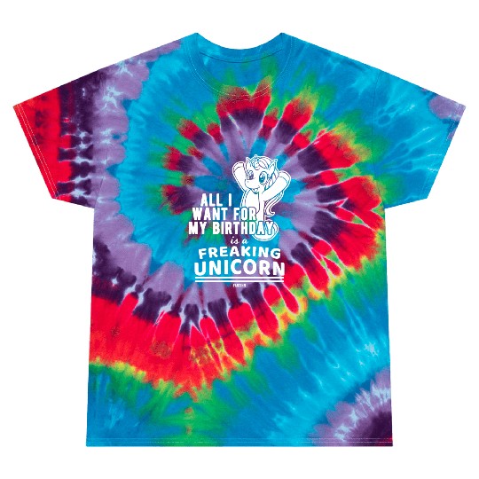 Unicorn for the birthday Tie Dye T Shirts