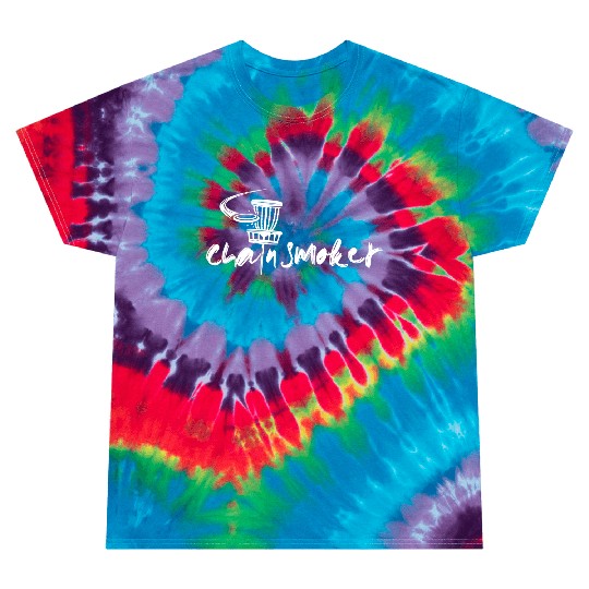 Disc Golf Chain Smoker Funny Frisbee Vintage Gift Tie Dye T Shirts