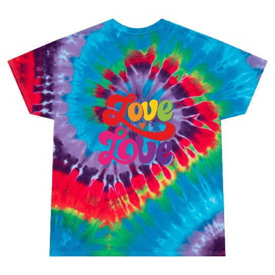 love is love romantic design. Tie Dye T Shirts