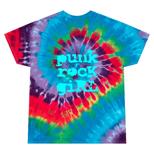 Punk Rock Girl Tie Dye T Shirts