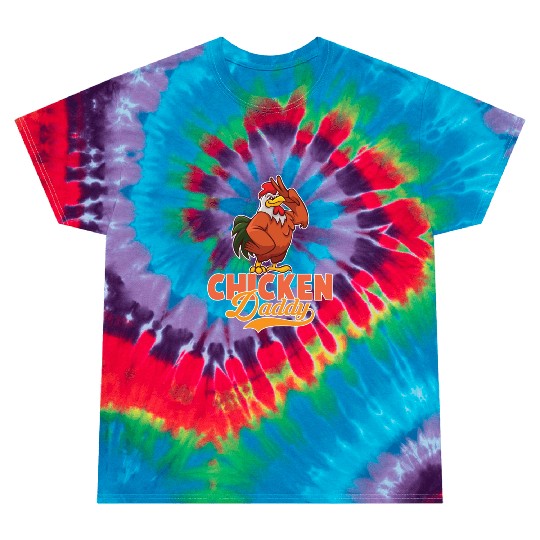 Chicken Daddy Chickens Chicken Father Tie Dye T Shirts
