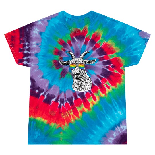 Funny Goat LGBT Rainbow Flag Gay Pride Tie Dye T Shirts