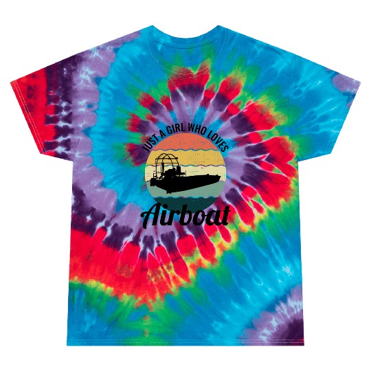 Airboat Fanboat Airboating Planeboat Swamp boat Tie Dye T Shirts
