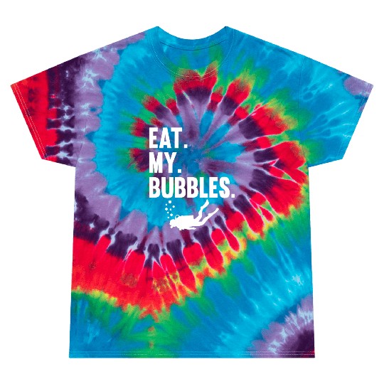 Scuba Diving Diver Tie Dye T Shirts