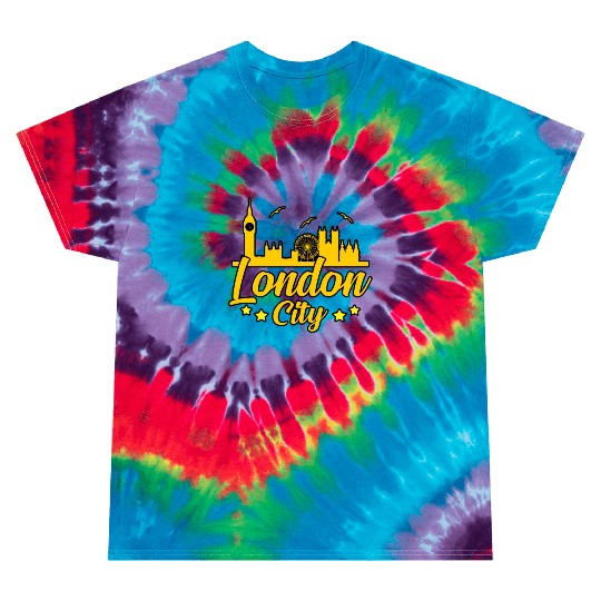 London Funny Gift Idea Tie Dye T Shirts