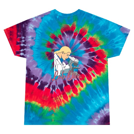 Lab Diva Chemist Laboratory Technician Science Tie Dye T Shirts
