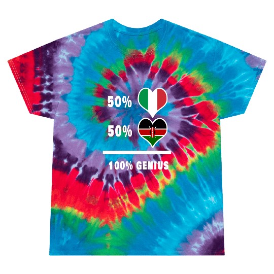 Italy and Kenya genius / gift Tie Dye T Shirts