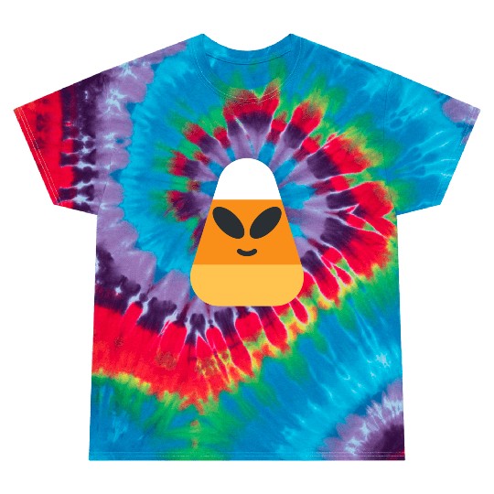 Alien Candy Corn Halloween Costume Tie Dye T Shirts