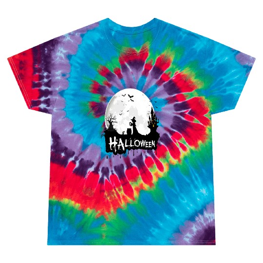 Halloween trick or treat Tie Dye T Shirts