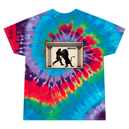 Greek Mythology Gifts Greece Mythology Art Lion He Tie Dye T Shirts