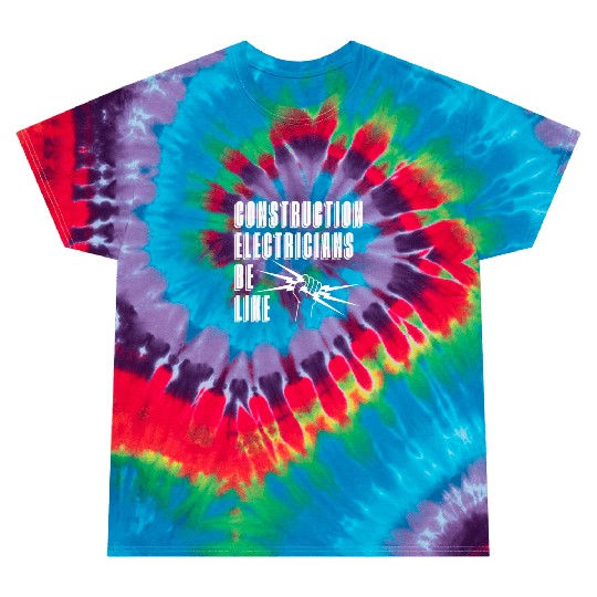 Electrician Electrical Engineer Lineman Tie Dye T Shirts