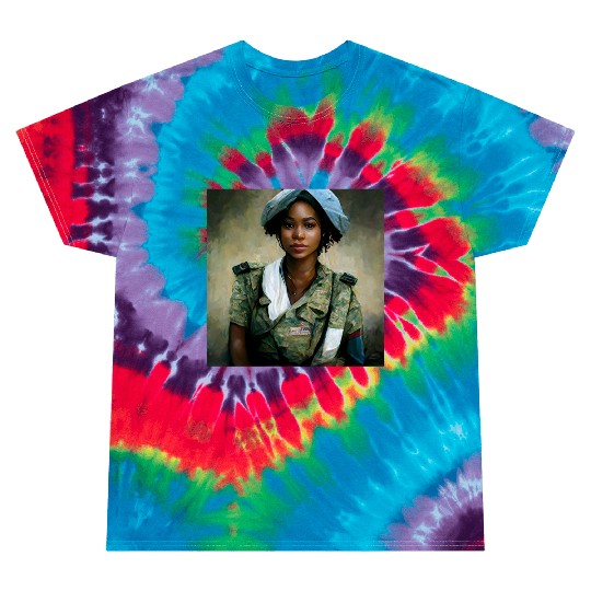 Beautiful US army combat medic painting Tie Dye T Shirts