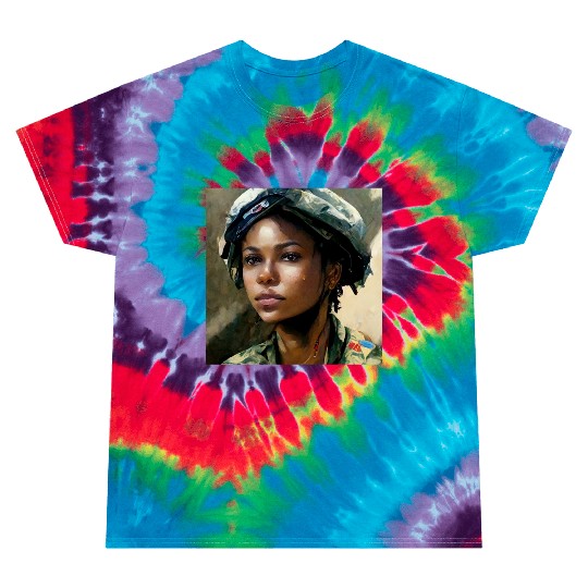 Beautiful US army combat medic painting Tie Dye T Shirts