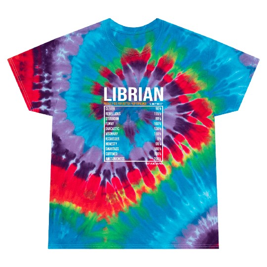Librarian Daily Value funny Librarian Tie Dye T Shirts