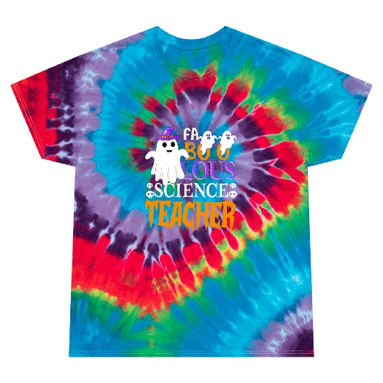 Faboolous Science Teacher Halloween Teacher Men wo Tie Dye T Shirts