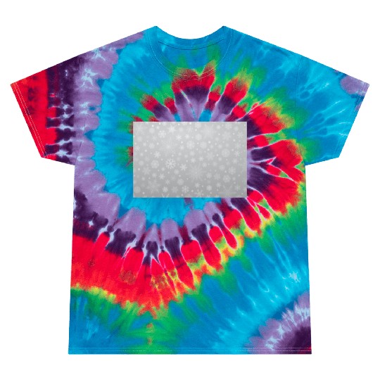 Abstract Grey Snowflakes Pattern Tie Dye T Shirts