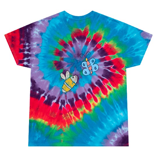 Bees & Butterflies Tie Dye T Shirts