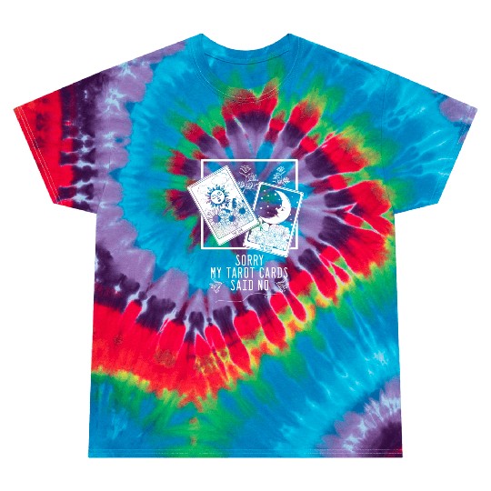 Gothic Moon Sun Tarot Card Said No Halloween Tie Dye T Shirts