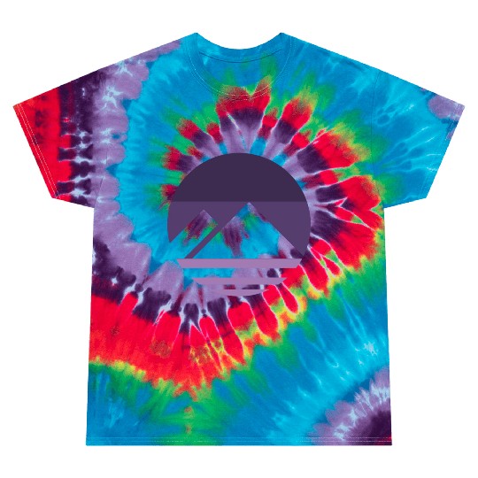 Purple Mountain Aesthetic Nature Grunge Tie Dye T Shirts