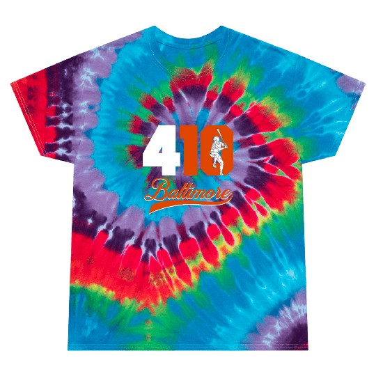 Baltimore baseball area code 410 Tie Dye T Shirts