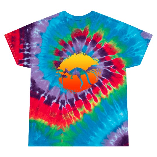 Kangaroo Australia Animal Aussie Nature Australian Tie Dye T Shirts