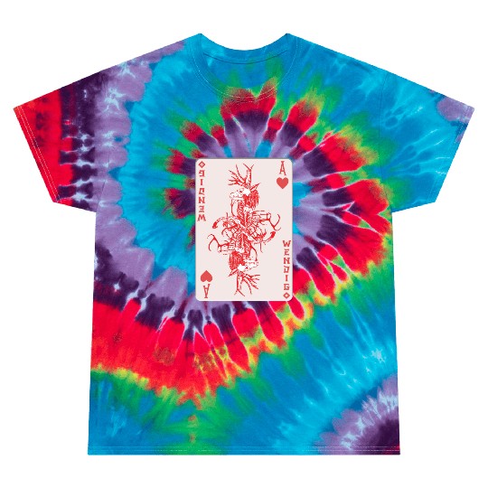Folk Creature Wendigo Card Halloween Cryptid Tie Dye T Shirts
