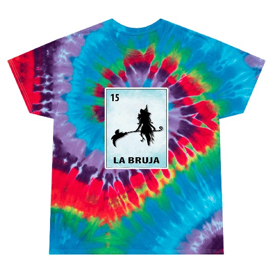 La Bruja Mexican Witch Cards Halloween Tie Dye T Shirts