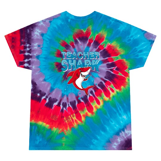 Teacher shark .. school student lessons enrollment Tie Dye T Shirts