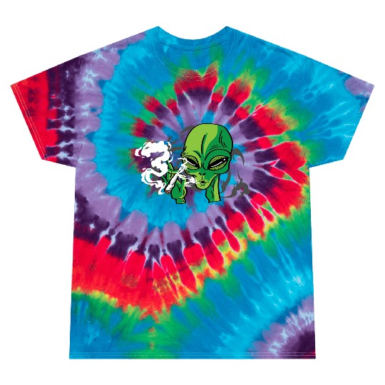 Alien Smoking Gangster Gift Tie Dye T Shirts