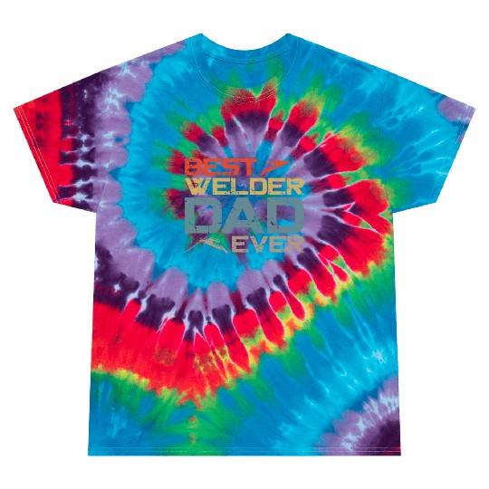 Welder Welding Dad Father Vintage Tie Dye T Shirts