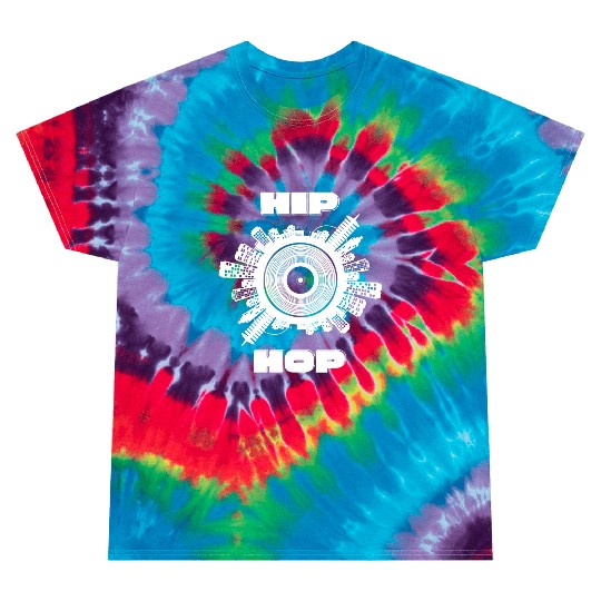 Hip Hop Vinyl City (White) Tie Dye T Shirts