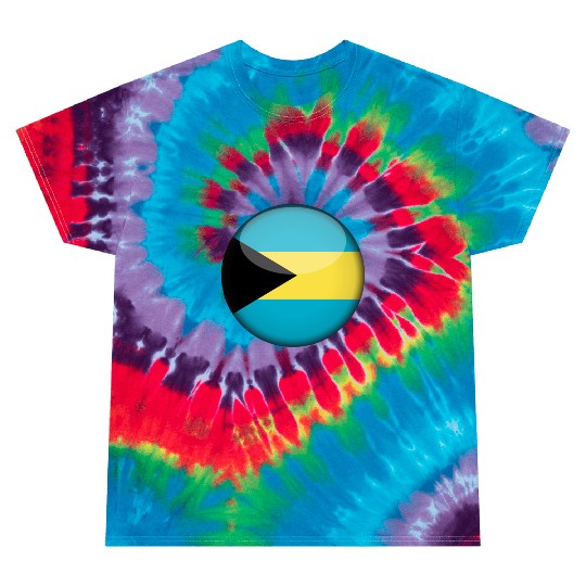 Bahamas Flag Tie Dye T Shirts