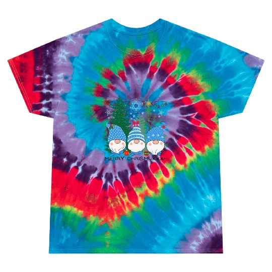 Merry Christmukkah, Jewish Christmas, Hanukkah Tie Dye T Shirts