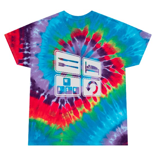 computer gaming daily repeat Tie Dye T Shirts