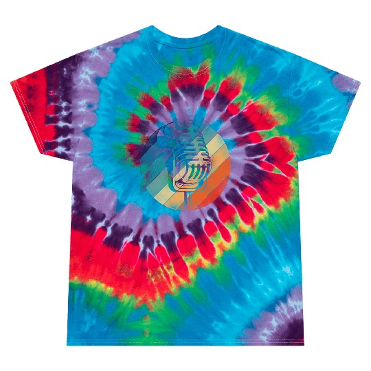 Karaoke Singer Microphone Vocalist Tie Dye T Shirts