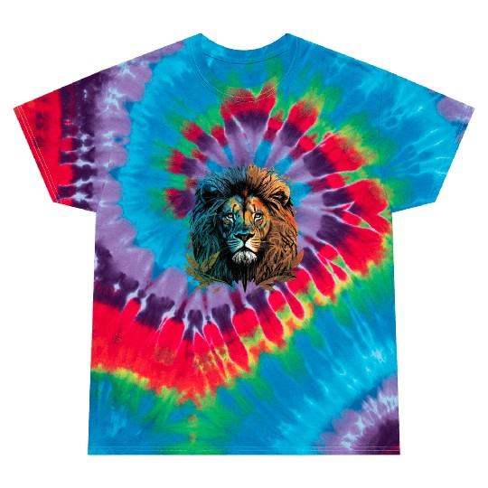 Two Face Lion Tie Dye T Shirts