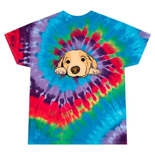 Golden Retriever Cute Puppy Dog Pet Lover Gifts Tie Dye T Shirts