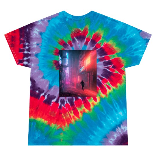 urban ninja stalking the night Tie Dye T Shirts