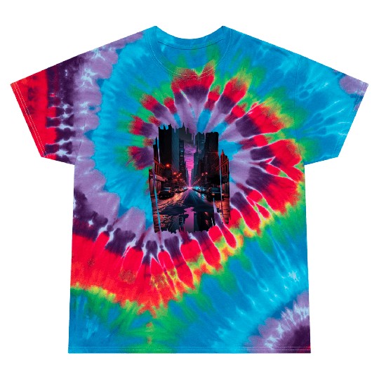 New York Vaporwave Aesthetic Retro Style Love NY Tie Dye T Shirts