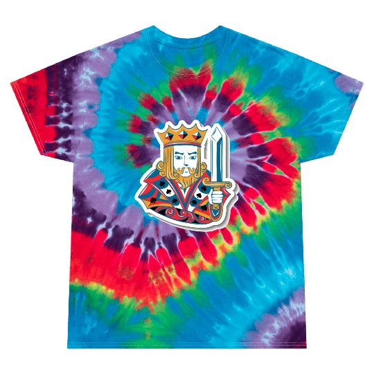 Playing card style Tie Dye T Shirts