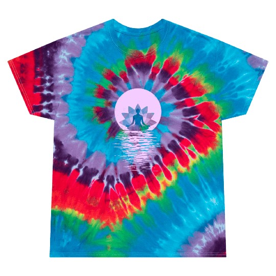 Yogi Yogini Health Meditation Outfits Girls Women Tie Dye T Shirts