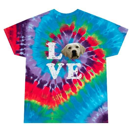 I Love My Yellow Lab Labrador Retriever Dog Tie Dye T Shirts