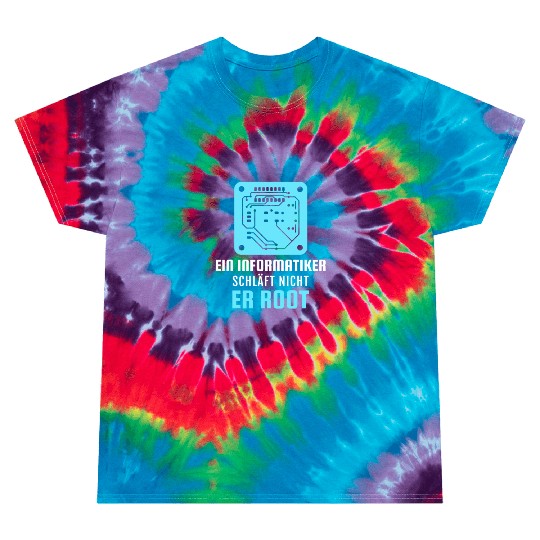 A Computer Scientist Doesn't Sleep He Root Informa Tie Dye T Shirts