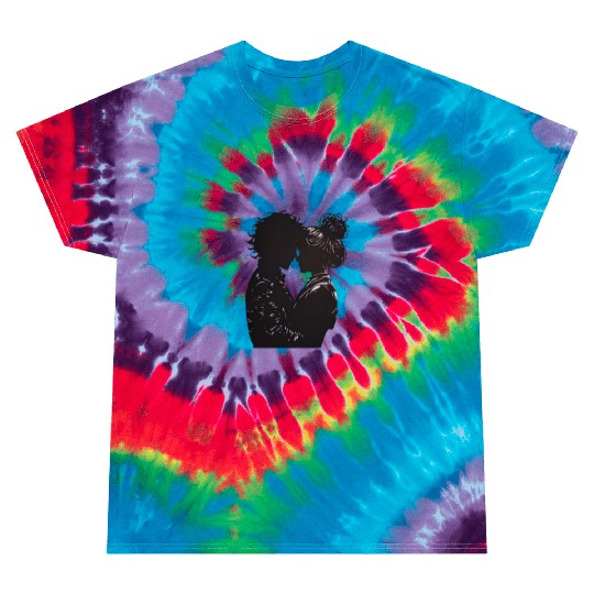 Valentine's Gift, Sweet Couple's Embrace, Warm Tie Dye T Shirts