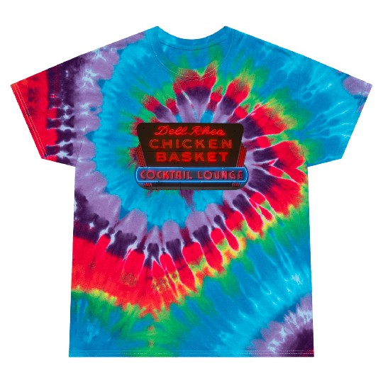 Del Rhea Chicken Basket Neon Sign Route 66 Tie Dye T Shirts