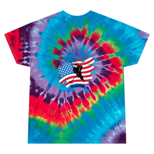 USA hockey player Tie Dye T Shirts